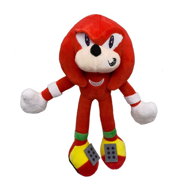 Jucarie de plus Sonic, 20 cm, rosu