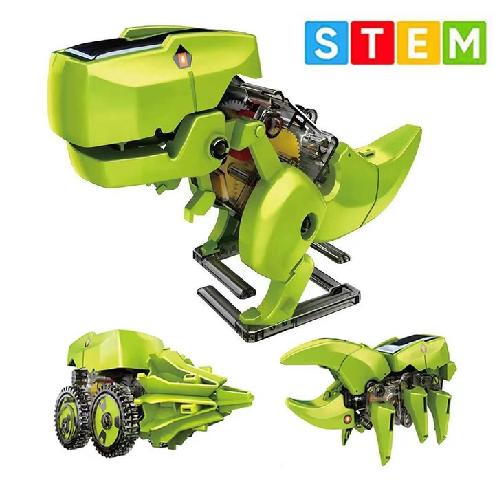 Комплект роботи на слънчева енергия STEM 13 в 1, подходящ за момчета на възраст между 8 и 12 години, образователен комплект играчки „Направи си сам“ за деца, комплект за експерименти с роботи за конструиране, подарък за момчета и момичета