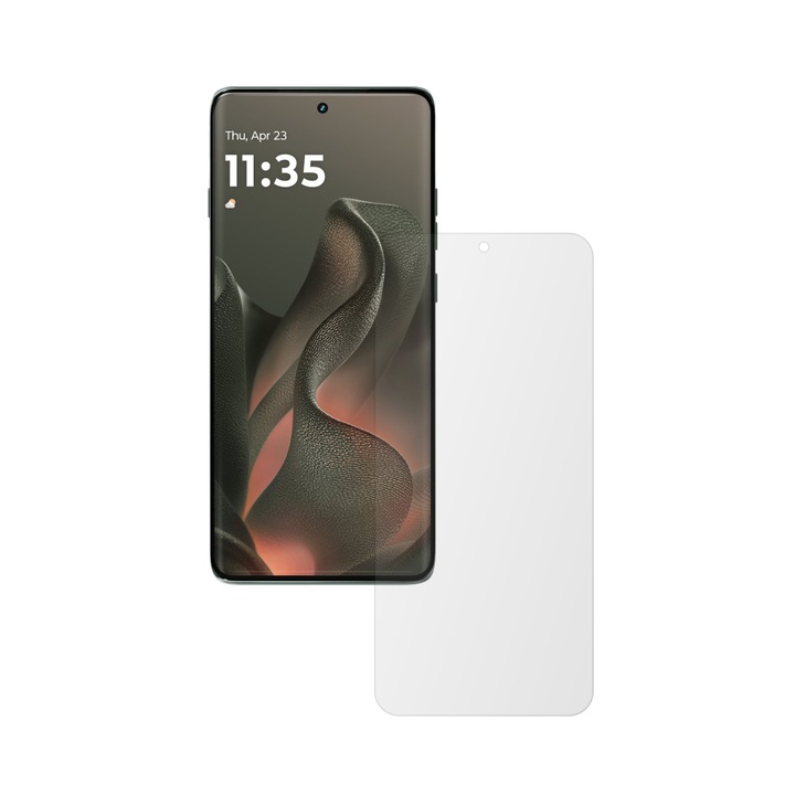 Протектор за екран Folie24, за Motorola Edge (2025), 1X матов с пълно покритие на дисплея, самозалепващ се, гъвкав със саморегенерация