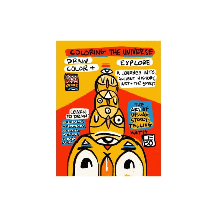 Coloring with Lebo Draw, Color and Explore on a Journey Into Art, History and the Spirit, David Le Batard