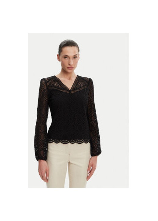 Bluza dama Morgan, 241-TOULI, Bumbac/Poliamida, Negru, Negru