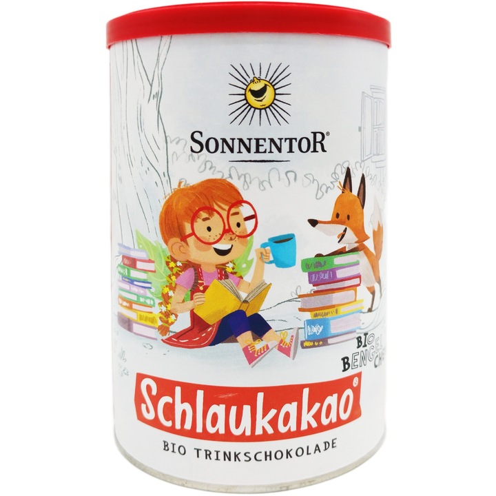 Ciocolata Calda vegana instant "SchlauKakao", cu scortisoara, turmeric si ienibahar, fara aditivi sau conservanti, Bio-Ecologic, 300g, Sonnentor