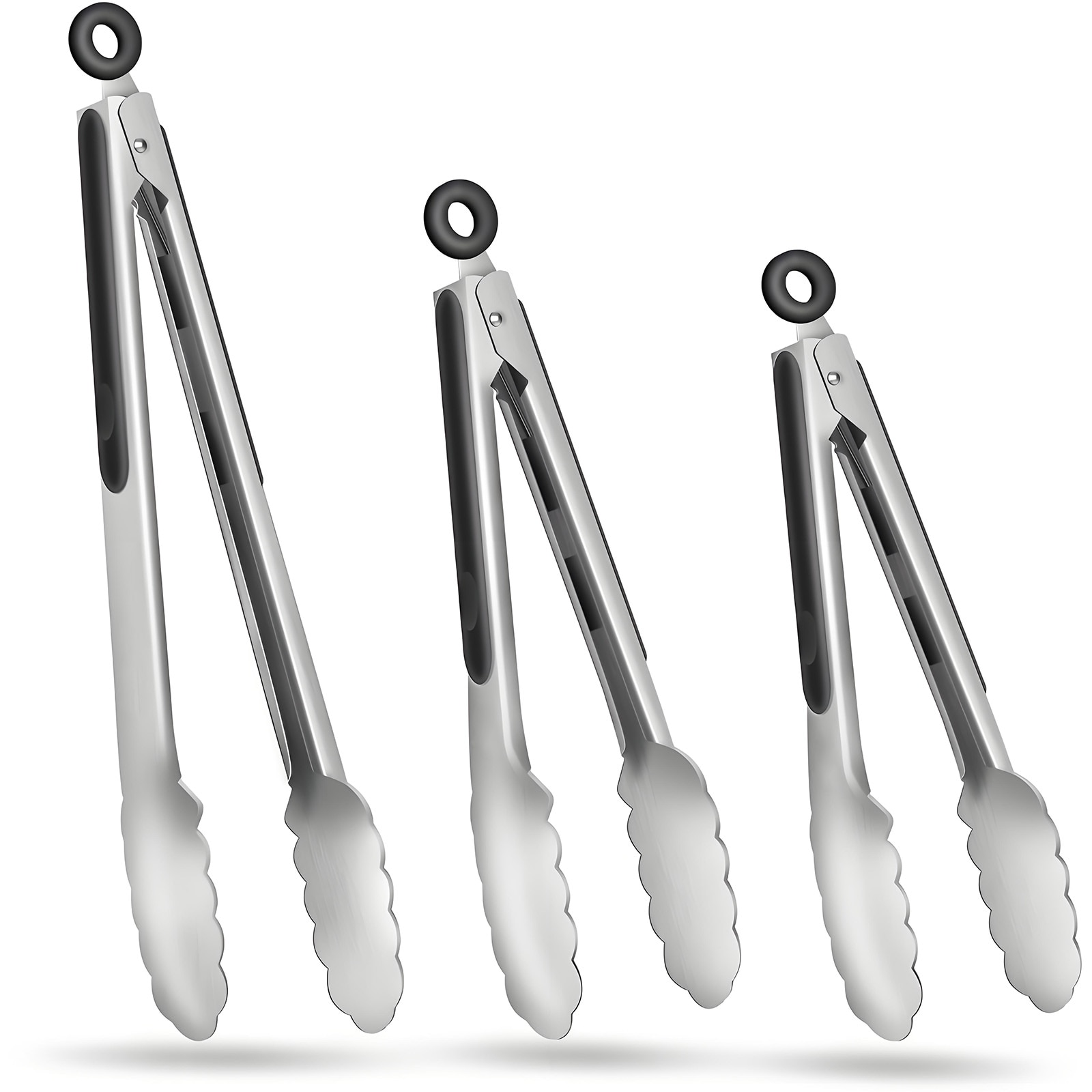 Set 3 Clesti de Bucatarie din Otel Inoxidabil, Hokitpro Clesti Metalici ...