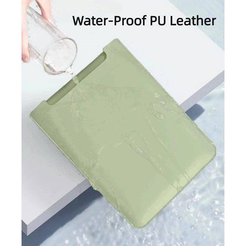 Husa laptop 14", verde, cu mousepad si buzunar pentru accesorii, protectie militara, pentru MacBook Air/Pro si alte laptopuri de 13-14 inch