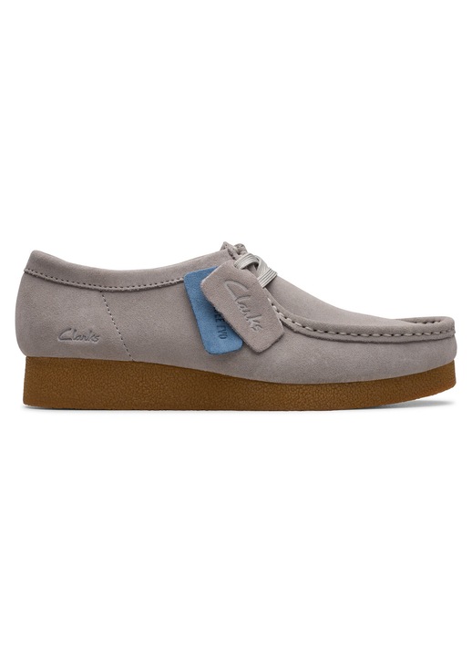 Дамски обувки Clarks, 26181477, Естествена кожа, Сив, 41