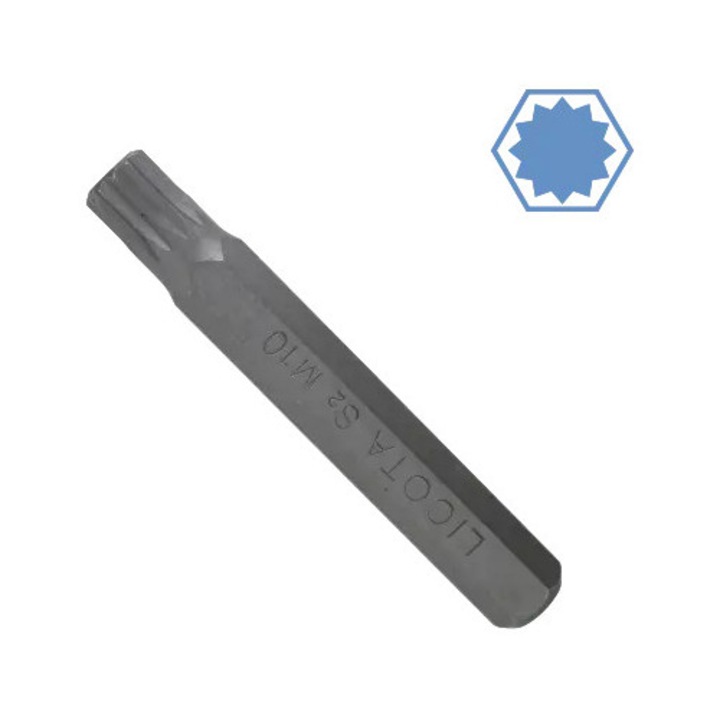 Imbus 10mm la Spline M6, 75mm