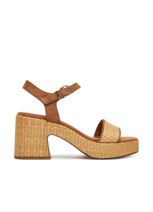 Дамски еспадрили Tamaris, 1-28311-44, Текстил, Кафяв, 41