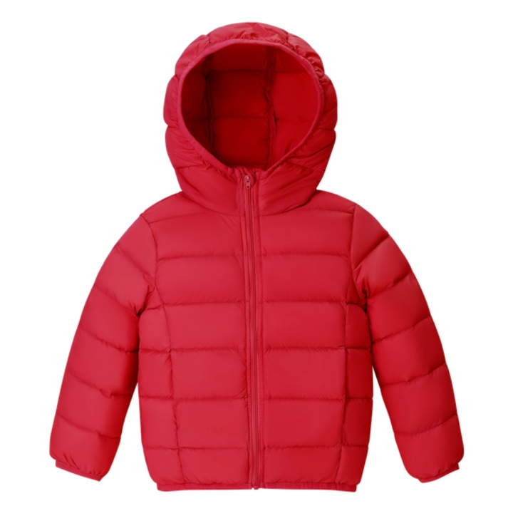 Geaca copii SOLOCOTE, cu si buzunare, Rosu