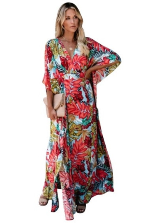 Pareo, P-19, többszínű, poliészter, túlméretezett