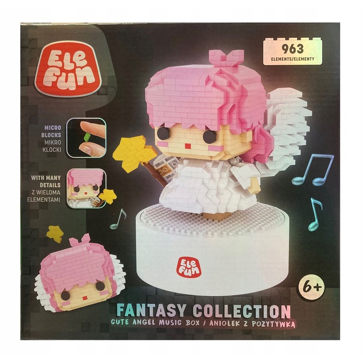 Jucarie Elefun, Angel, 963 piese, pentru copii de la 6 ani