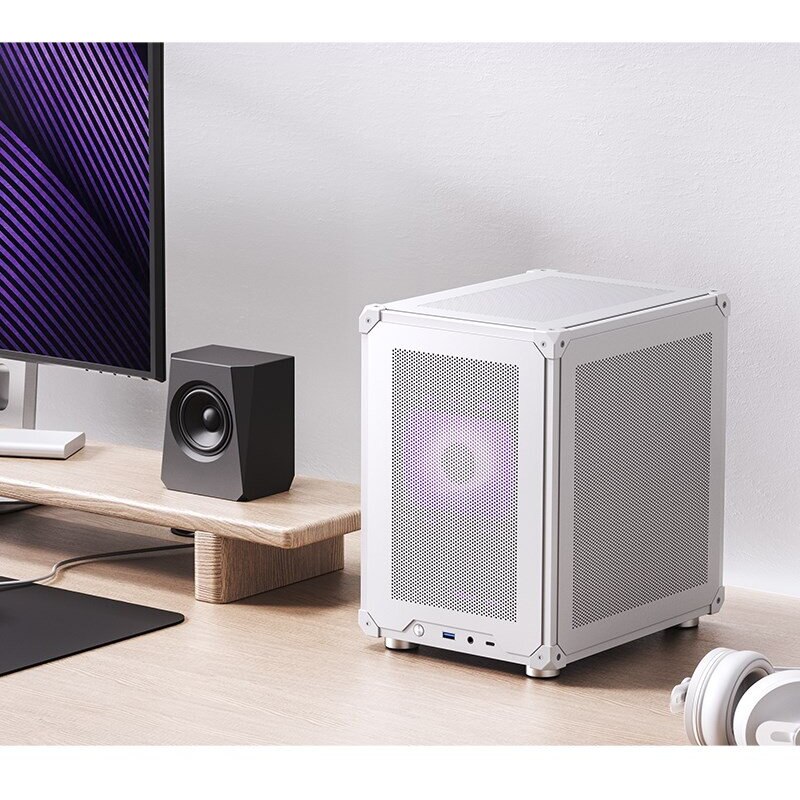 Carcasă Microtower C6 Jonsbo Micro-ATX Alb - eMAG.ro