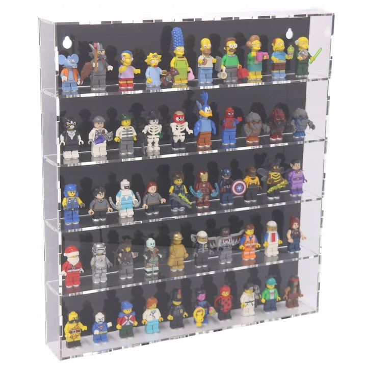 Vitrina mare pentru 50 de minifigurine LEGO