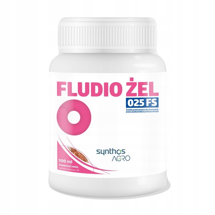 Seminte Tratate, Synthos, Fludio Gel 025Fs, Substanta Activa Fludiocsonil – 25 G/L (2,35%), Forma Lichid, Tip Tratament Pentru Cereale, Produs Destinat Utilizarii De Catre Utilizatori Profesionisti, 0,5 L