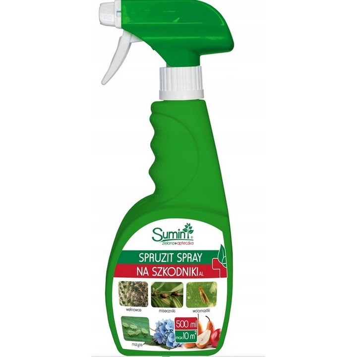 Spray insecticid, Sumin, eficient împotriva dăunătorilor, 500 ml