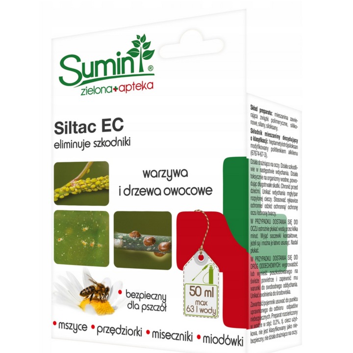 Insecticid Sumin 50 ml, pentru legumicultură, eficient împotriva păianjenilor și afidelor, suspensie