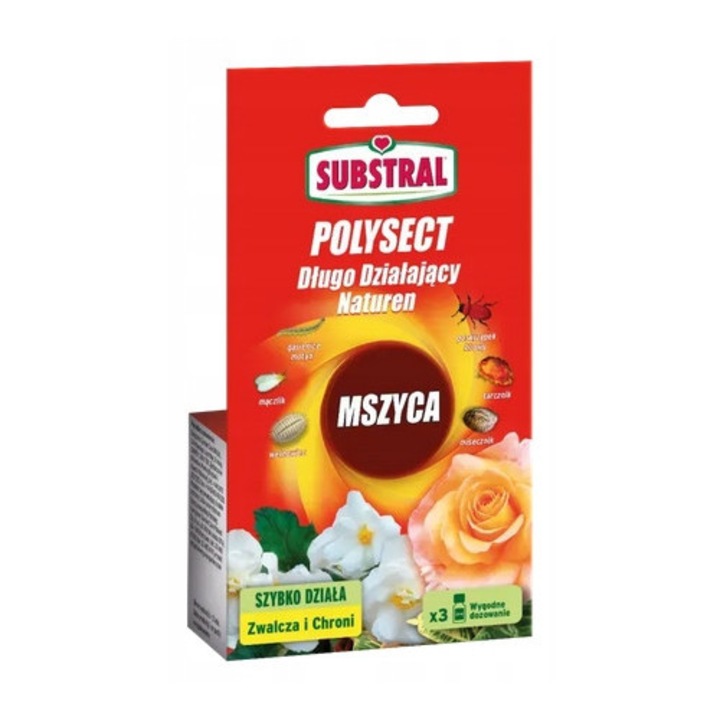 Insecticid Substral, Ulei de Rapiță, Set 3x20 ml, Lichid, 700 g/L