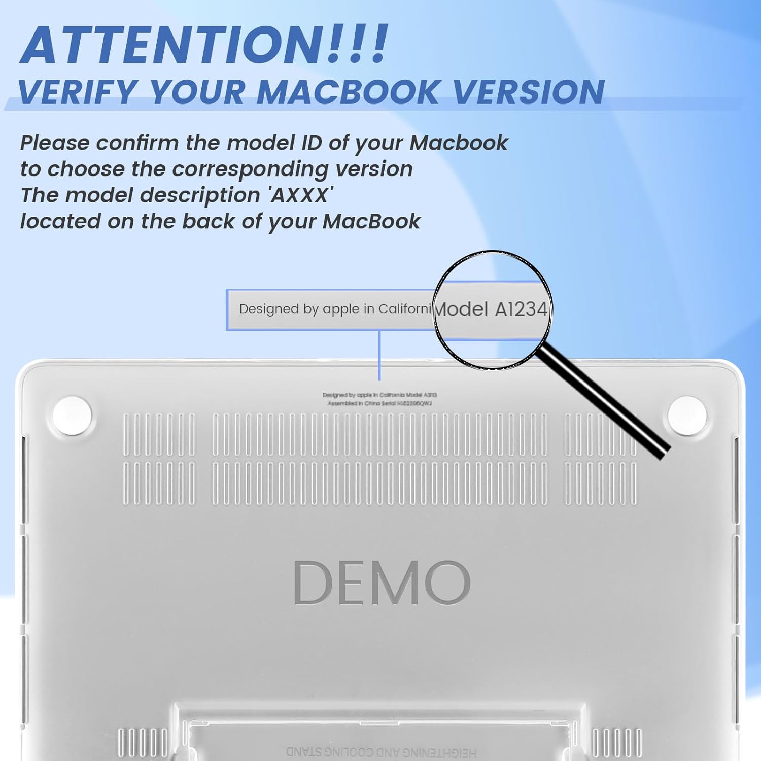 EXCITAT® Husa rigida mata compatibila cu MacBook Air 13.6" (A2681 / A3113 / A3240 / A3449) – Carcasa semi-transparenta cu suport ascuns, pentru M2 / M3 /M4 2022–2025