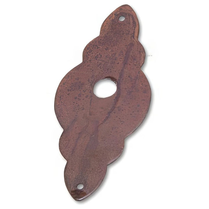 Декоративна чиния за мебели 91x38 мм, естествена стомана, антикорозионно покритие