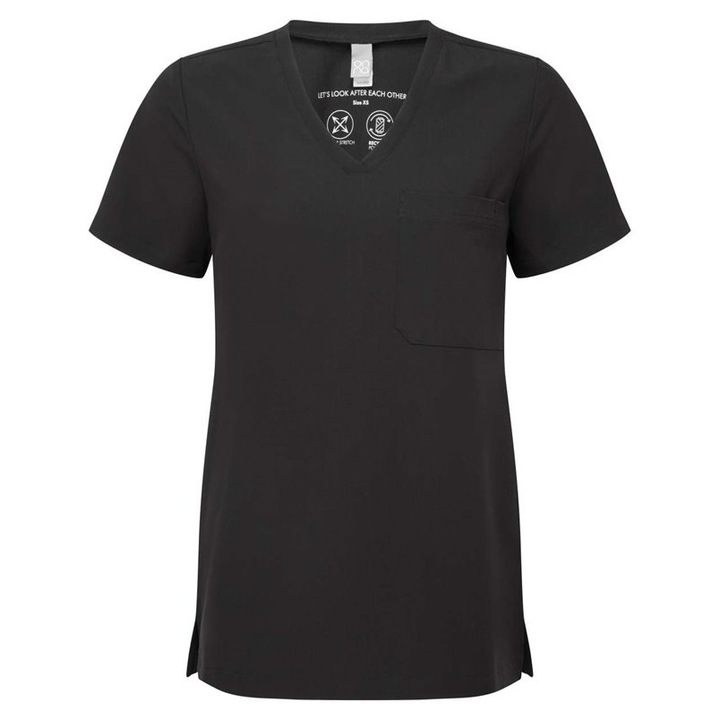 Tunica pentru femei, stretch, Onna - NN300, Exact Black, XS