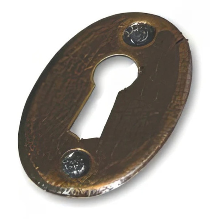 Декоративна стоманена ключова плоча с антично месингово покритие за мебели