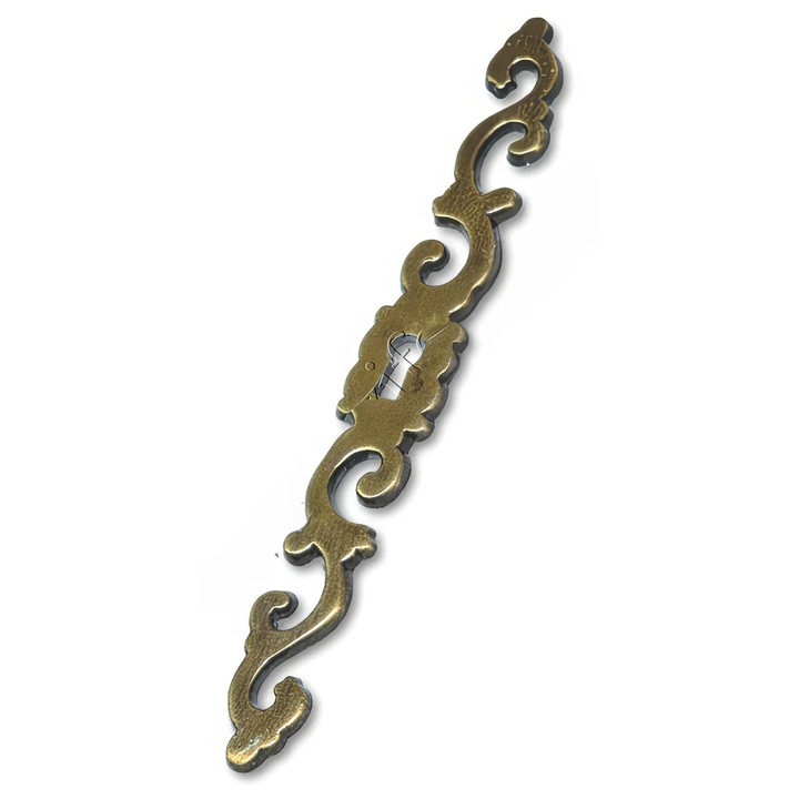 декоративна чиния, изработена от цинкова сплав, антично месингово покритие 183x22 мм