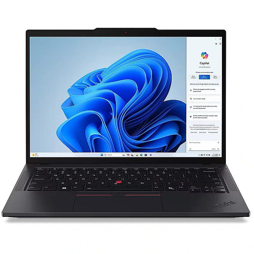 Laptop Lenovo ThinkPad T14 G5 WUXGA 14 inch Intel Core Ultra 7 155U 16GB 512GB SSD Windows 11 Pro Black