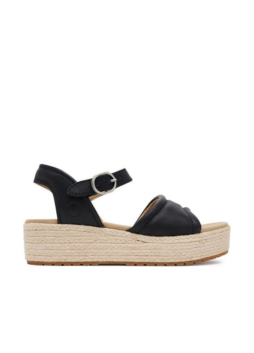 Espadrile dama Timberland, TB0A4168W021, Piele naturala, Negru