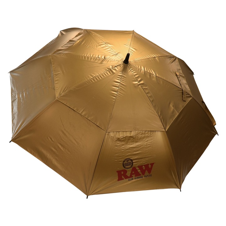 Umbrela ploaie, soare, vant, Raw Conebrella, cu cadru din Fibra de sticla, maner din lemn de Fag, Constructie durabila, UNISEX, diametru 123cm, pliabila, Deschidere si Inchidere Automata, protectie UPF50+