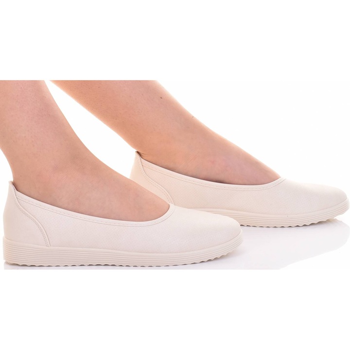 Дамски маратонки Martinus, леки, бежови, екокожа, градски дизайн