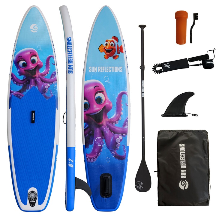 Placa de surf gonflabila Sun Reflections Kids 8'2" Octopus 250 cm