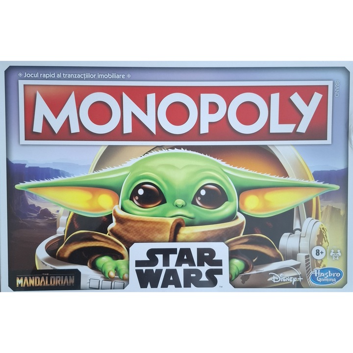 Monopoly Star Wars, Hasbro Gaming, joc de societate, 2-4 persoane, 8+