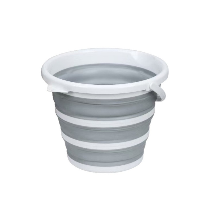 Сгъваема кофа, FishEdge, 10л, силикон и пластмаса, компактна, за къмпинг