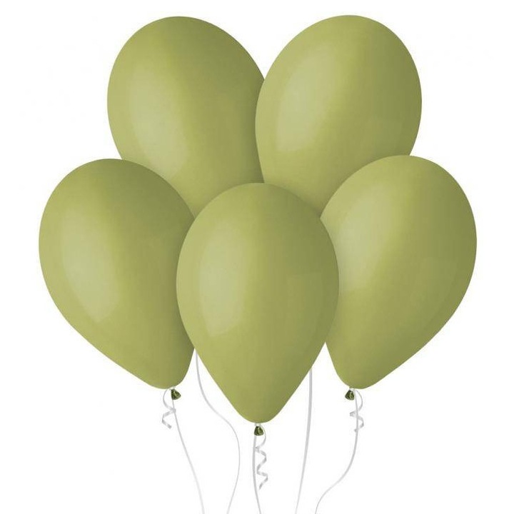 Gemar latex lufik, 50 darabos szett, pasztellzöld, 33cm