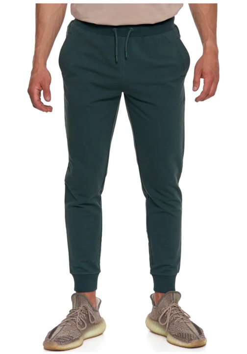 Treninguri barbatesti cu buzunare - pantaloni confortabili cu manseta, kaki, L INTL