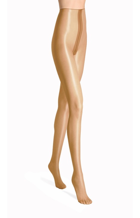 Ciorap unic de lux High Shine Eterno, Cecilia De Rafael 20 den, Ciocolata