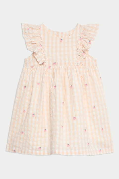 Marks & Spencer, Rochie cu volane Gingham, Piersica