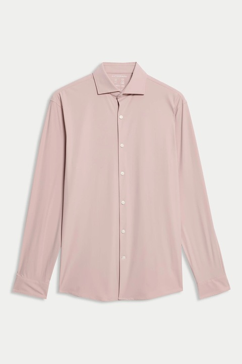 Marks & Spencer, Camasa uni cu mansete cu nasturi, Roz somon