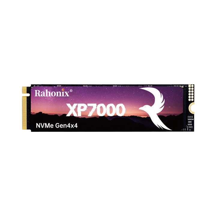 Rahonix 1TB SSD M.2 NVMe PCIe4.0x4 твърдотелен диск, 22x80 мм, скорост на четене 7400MB/s