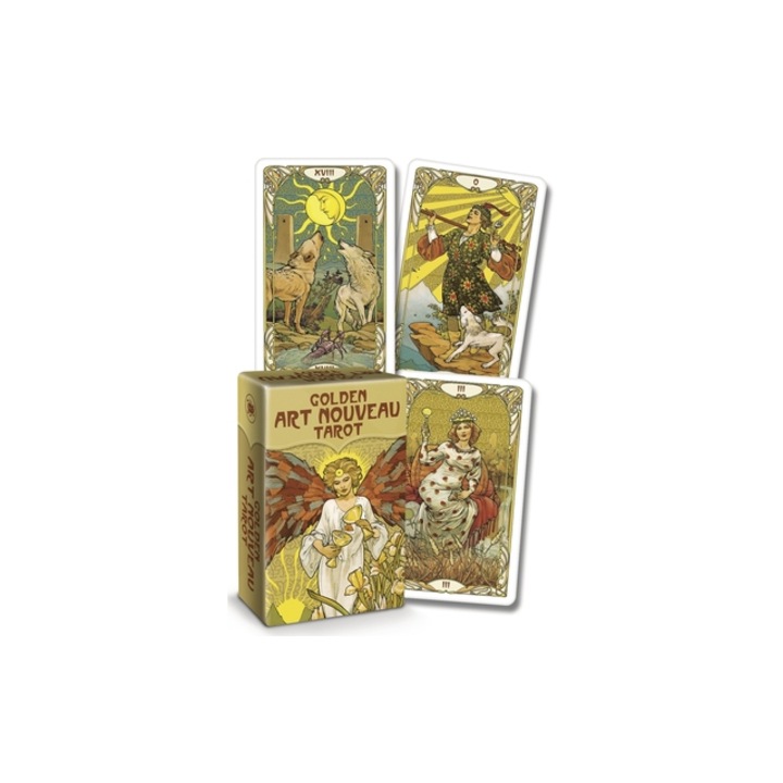 Golden Art Nouveau Tarot Mini, Giulia F. Massaglia