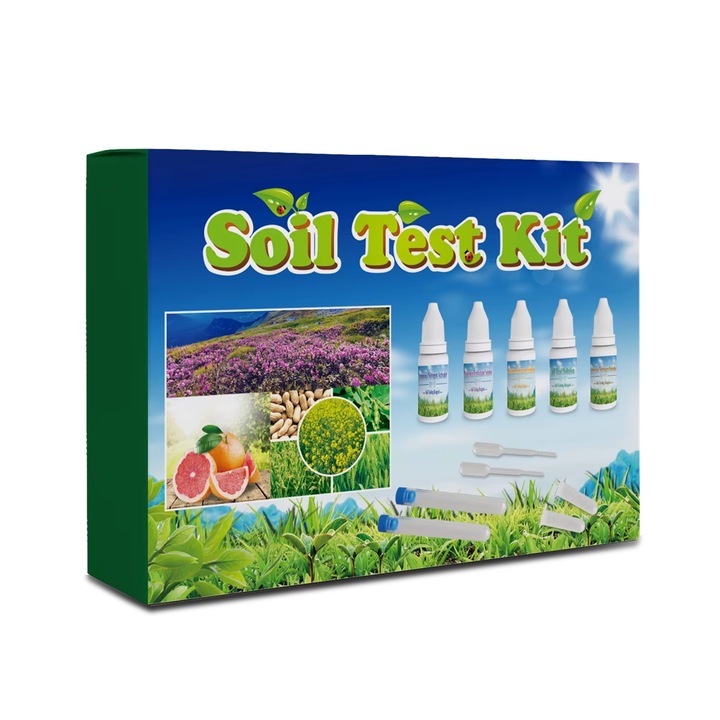 Creotech NPK-PH tesztkészlet, 160 teszt, nitrogén, foszfor, kálium, pH