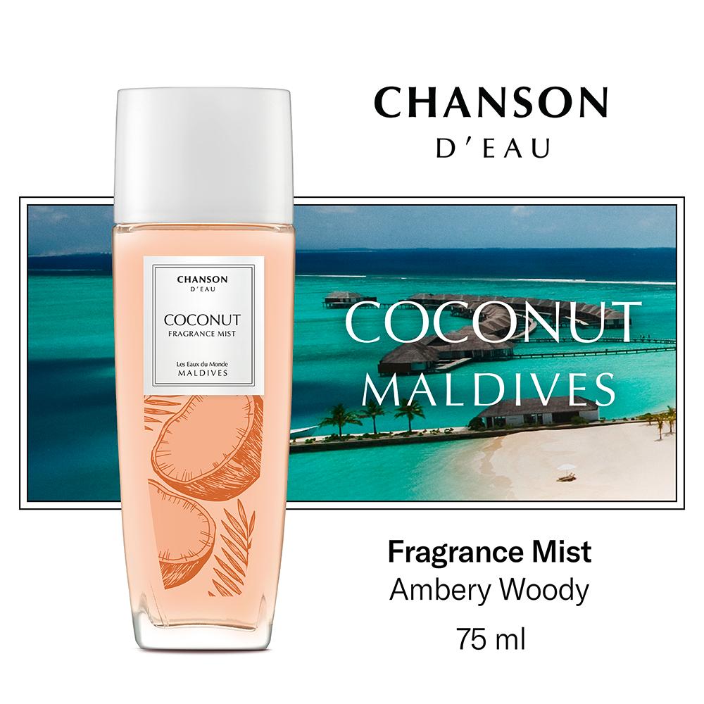 Spray parfumat pentru corp, Chanson D'Eau Coconut, 75 ml