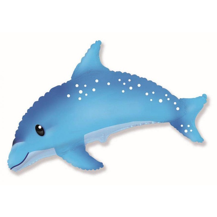 Folio lufi, Flexmetal, Slodki Delfin, 70cm, kék