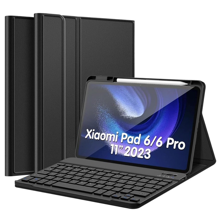 OEM Billentyűzetes Tok És Bluetooth Xiaomi Mi Pad 6 / 6 Pro 11" 2023 Zöld
