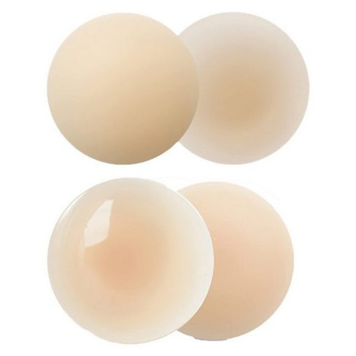 Protectii pentru sani, autoadezive, Haiaveng, set de 4 perechi, rotunde, 8 cm