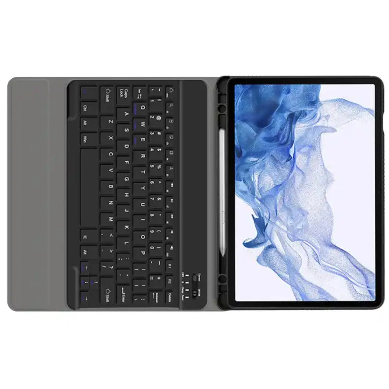 Keyboard Husa Pentru Samsung Galaxy Tab S9 Fe 10.9 Sm-X510 Sm-X516 Roz