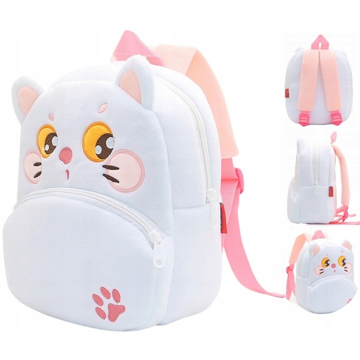 Ghiozdan Gradinita pentru Copii prescolari WePro Store, Pisica, plus, 26x24x10