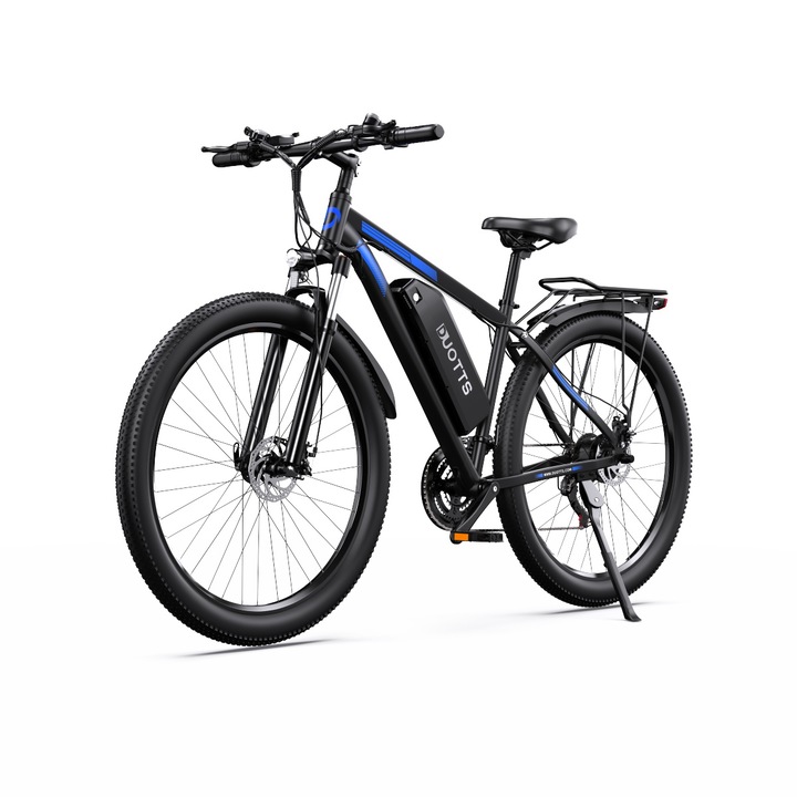 Bicicleta electrica DUOTTS C29, E-Mountain Bike de 29'' cu baterie detasabila de 48V 15Ah si motor puternic de 750W, profesionala cu 21 de viteze si afisaj LCD, bicicleta electrica de naveta pentru adulti barbati si femei