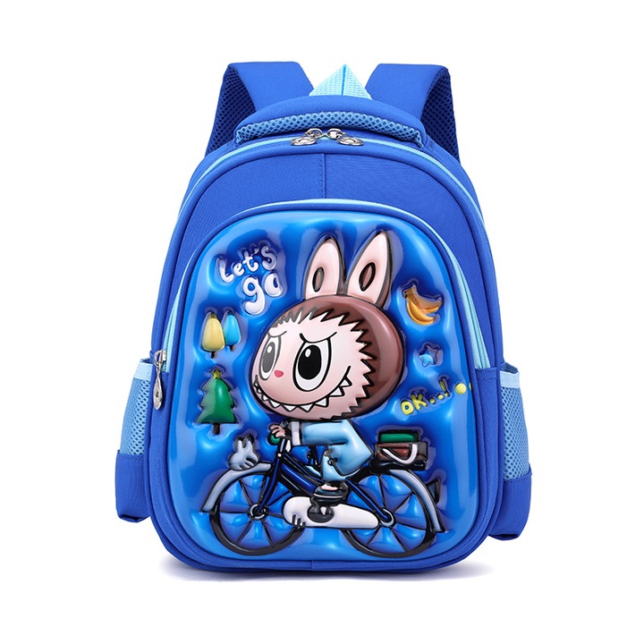 Ghiozdan scolar Labubu, rucsac, multicolor, 31x15x24cm, Bag-77