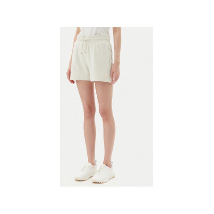 Noi sport rovidnadrag, Ea7 Emporio Armani, 7W000079 AF13135, Pamut/Elasztan, Bezs, Bézs