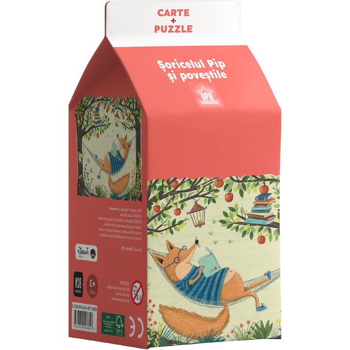 Soricelul Pip Si Povestile. Carte + Puzzle - Pamela Altieri